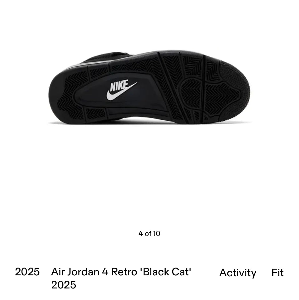 Retro 4 “Black Cat”