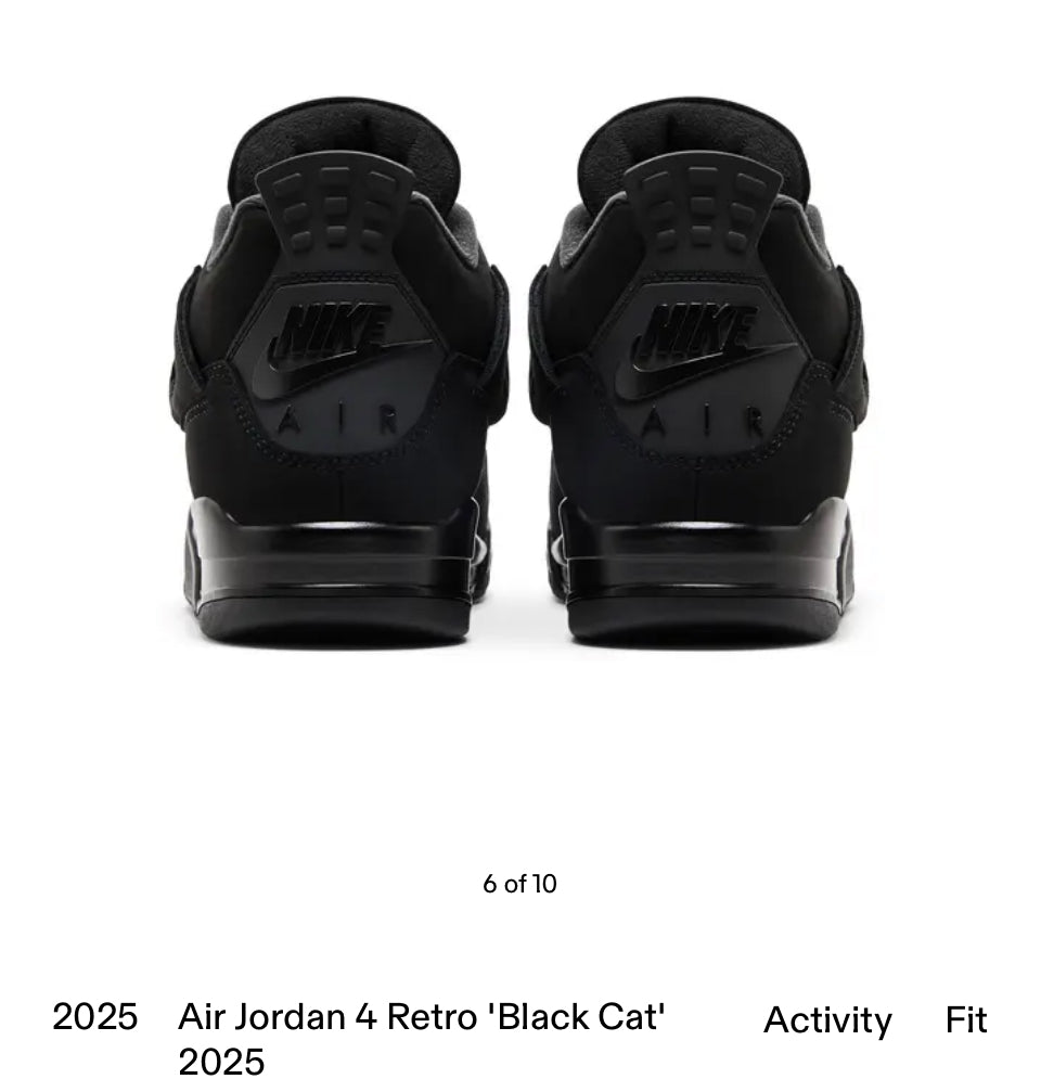 Retro 4 “Black Cat”